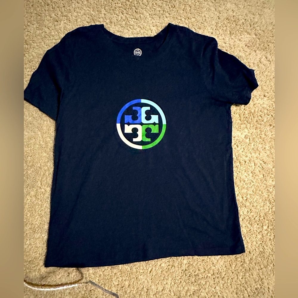 Tory Burch logo tshirt xl